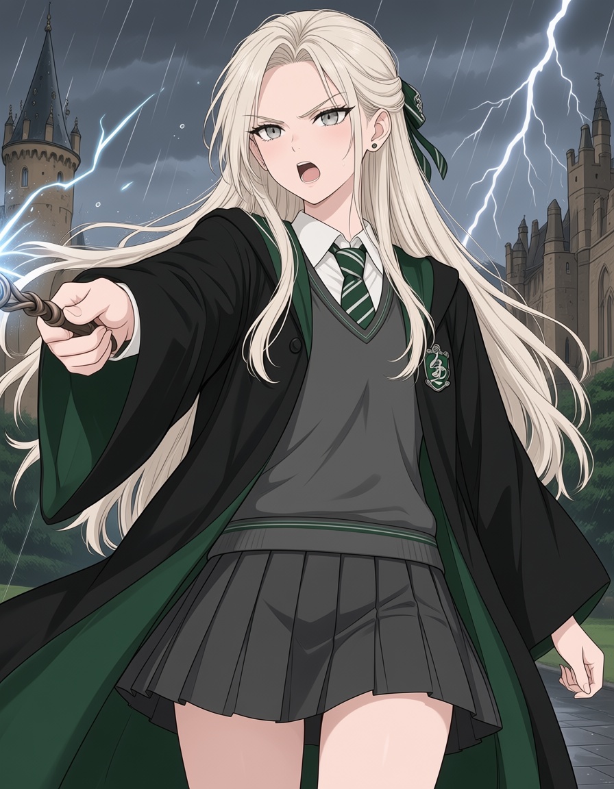 1girl,  solo,  magic wand on Tensor.Art