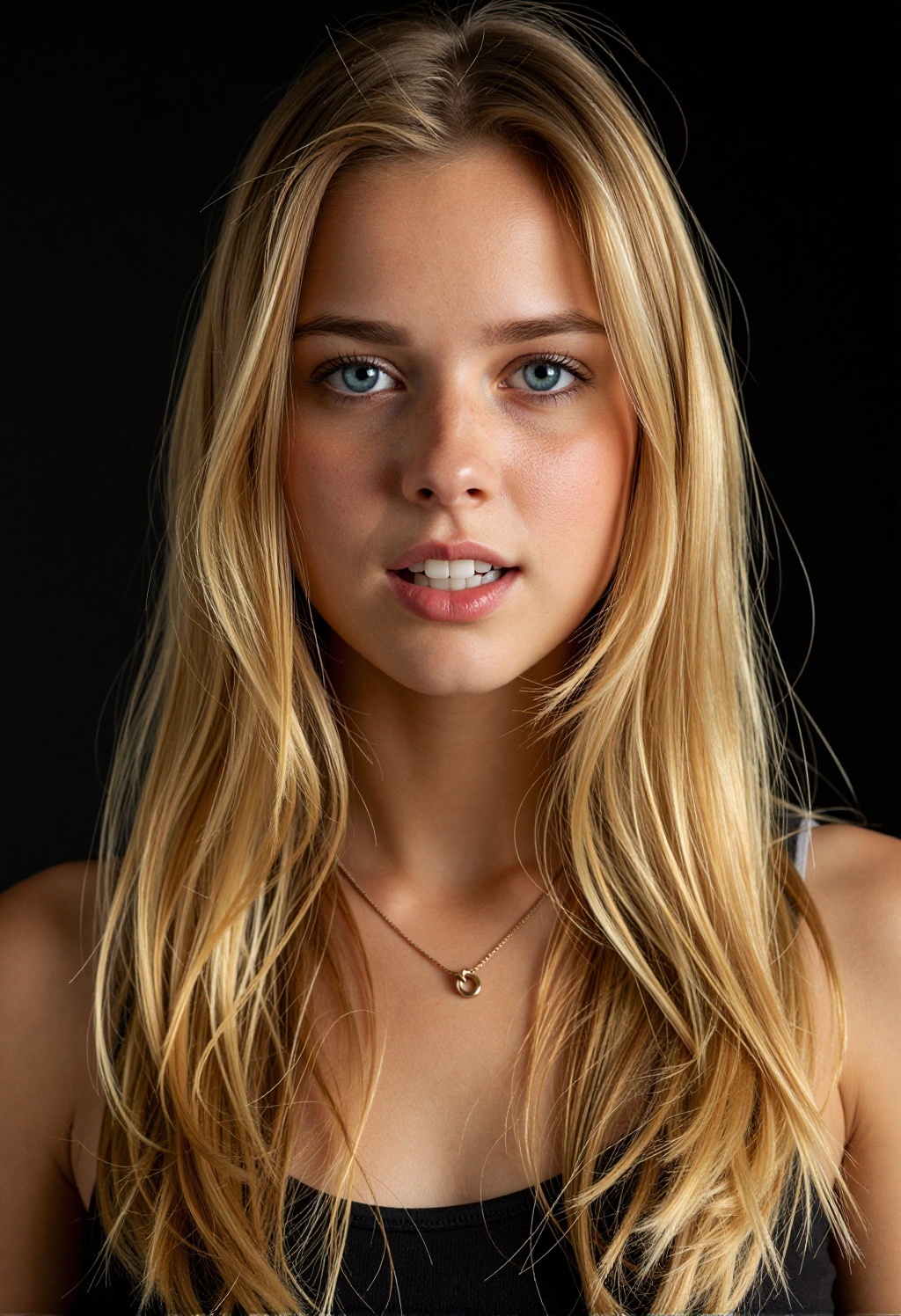 pro portrait,  1girl,  blonde hair on Tensor.Art