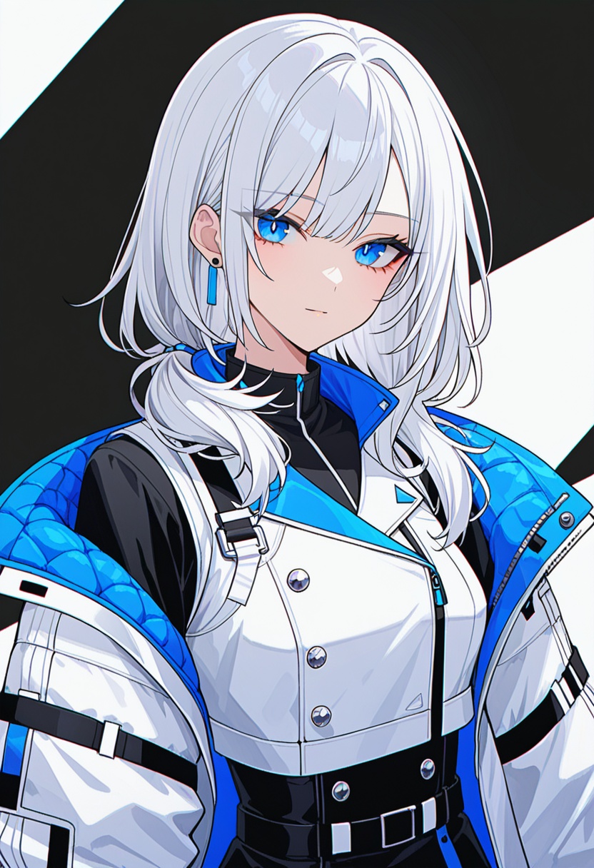 1girl,  solo,  blue eyes on Tensor.Art