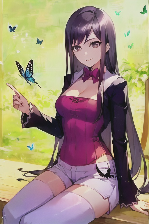 1girl,  solo,  long hair on Tensor.Art