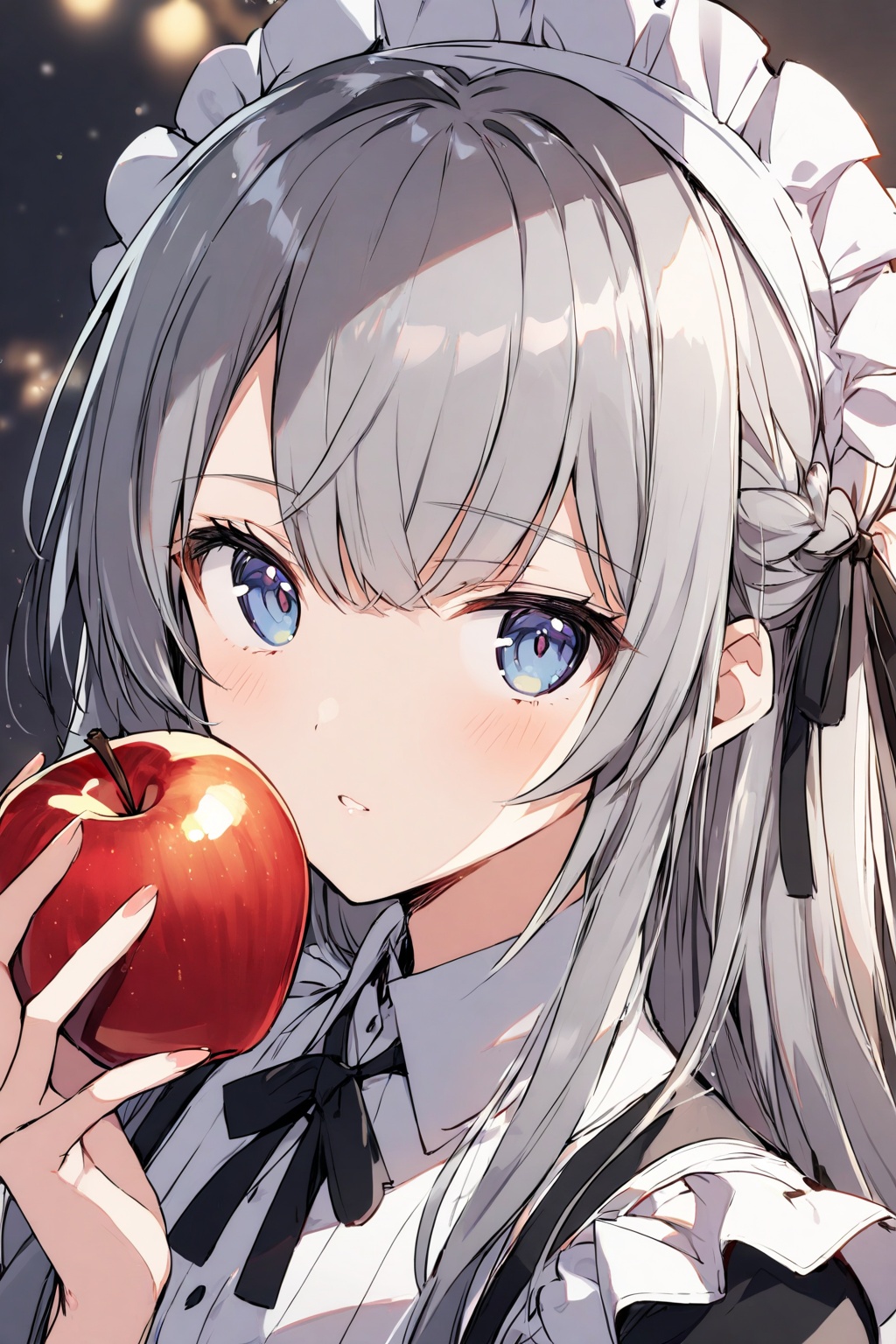 1girl,  solo,  Grey hair on Tensor.Art