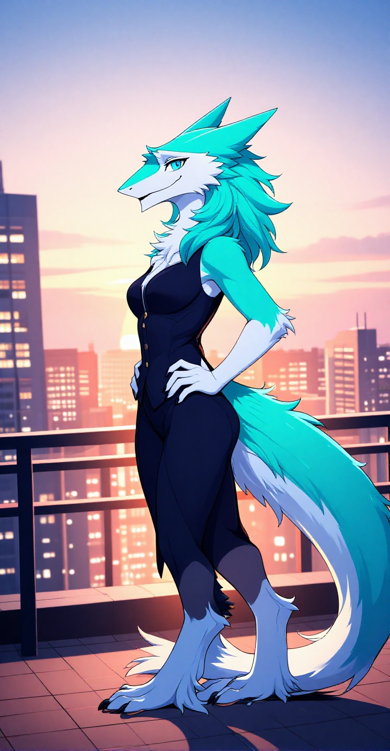 city background,  dawn,  solo on Tensor.Art