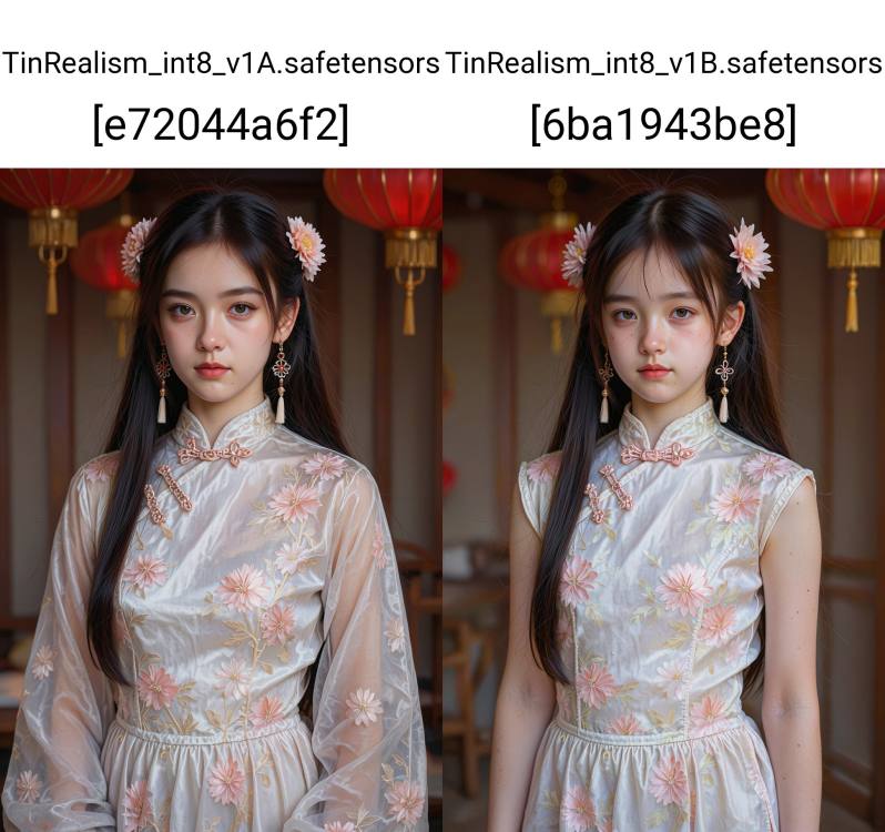 TinRealism_int8_v1A 偏真实感人像 by 天TIN on Tensor.Art