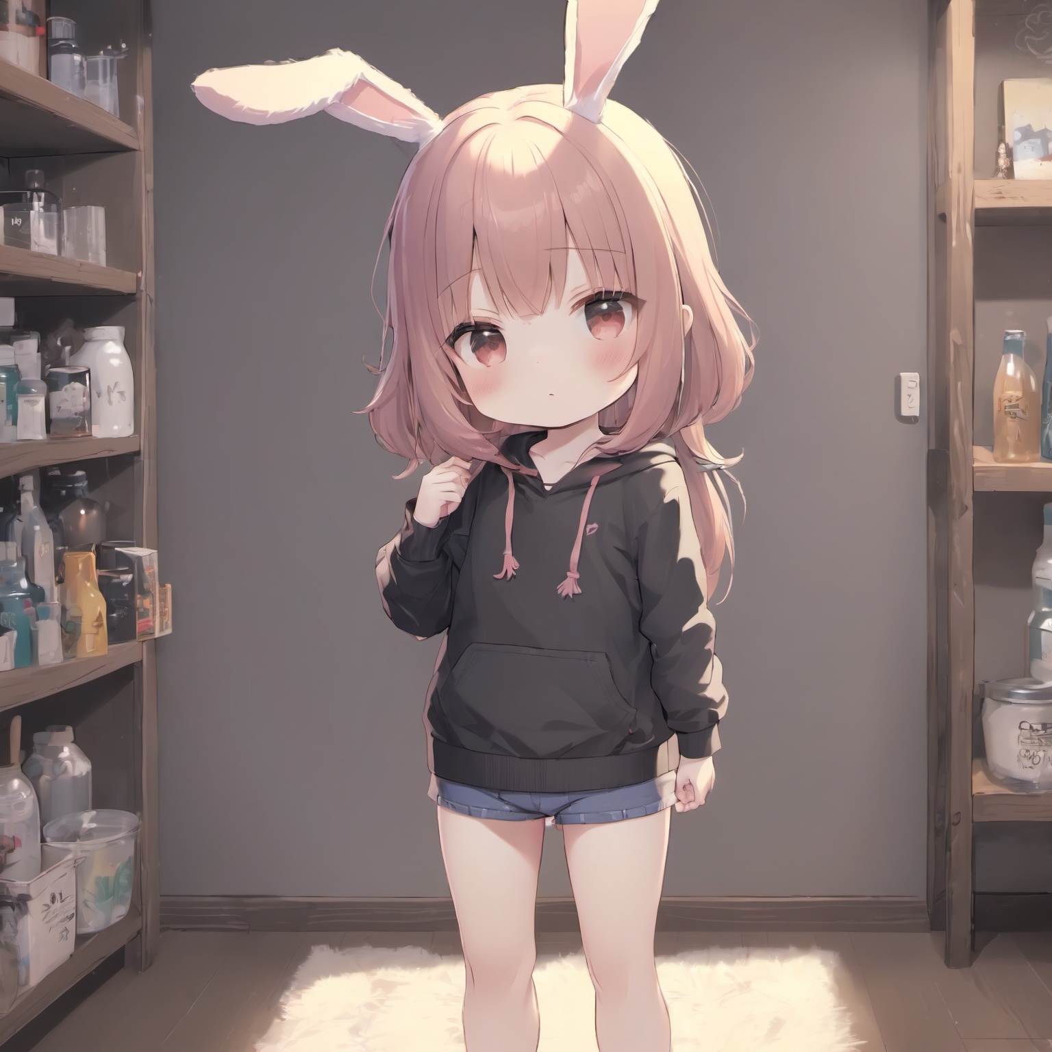 <lora:rabbit_girl_xl_v1:0.8>,1girl,full body,