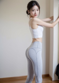 (masterpiece, best quality:1.4),finely detailed,1girl,solo,standing,<lora:killer身材调节器v20004:-0.9>,yoga clothes,
