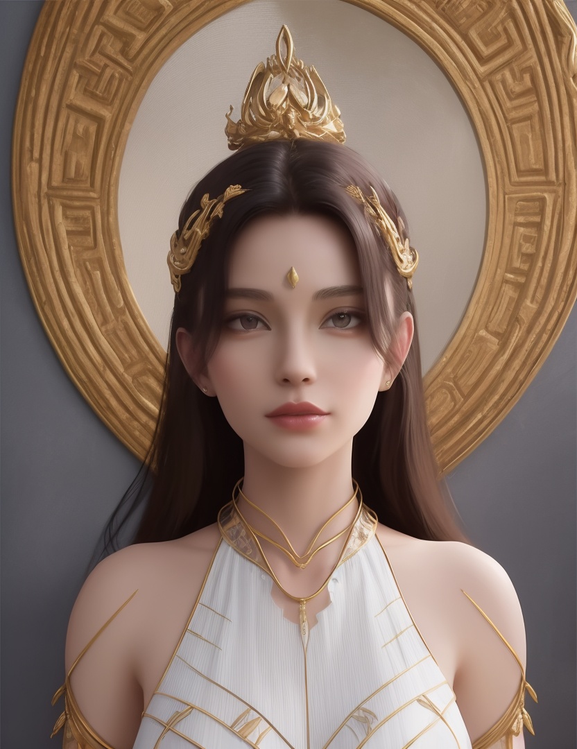 ultra realistic 8k cg, picture-perfect face, flawless, clean, masterpiece, professional artwork, famous artwork, cinematic lighting, cinematic bloom, perfect face, beautiful face, beautiful eyes, ((perfect female body, narrow waist)), red eyes, gorgeous queen, royal, divine, goddess, godlike, (royal palace), fantasy, dreamlike, unreal, science fiction, , beautiful clothes, lace, lace trim, lace-trimmed legwear, nsfw, breasts out,  (rich:1.4), prestige, luxury, jewelry, diamond, gold, pearl, gem, sapphire, ruby, emerald, intricate detail, delicate pattern, sexy, charming, alluring, seductive, erotic, enchanting, hair ornament, necklace, earrings, bracelet, armlet, ,(solo:1.5, ) (1girl:1.8),(,gigantic breasts,)<lora:DA_HenRenDaDi:0.5>