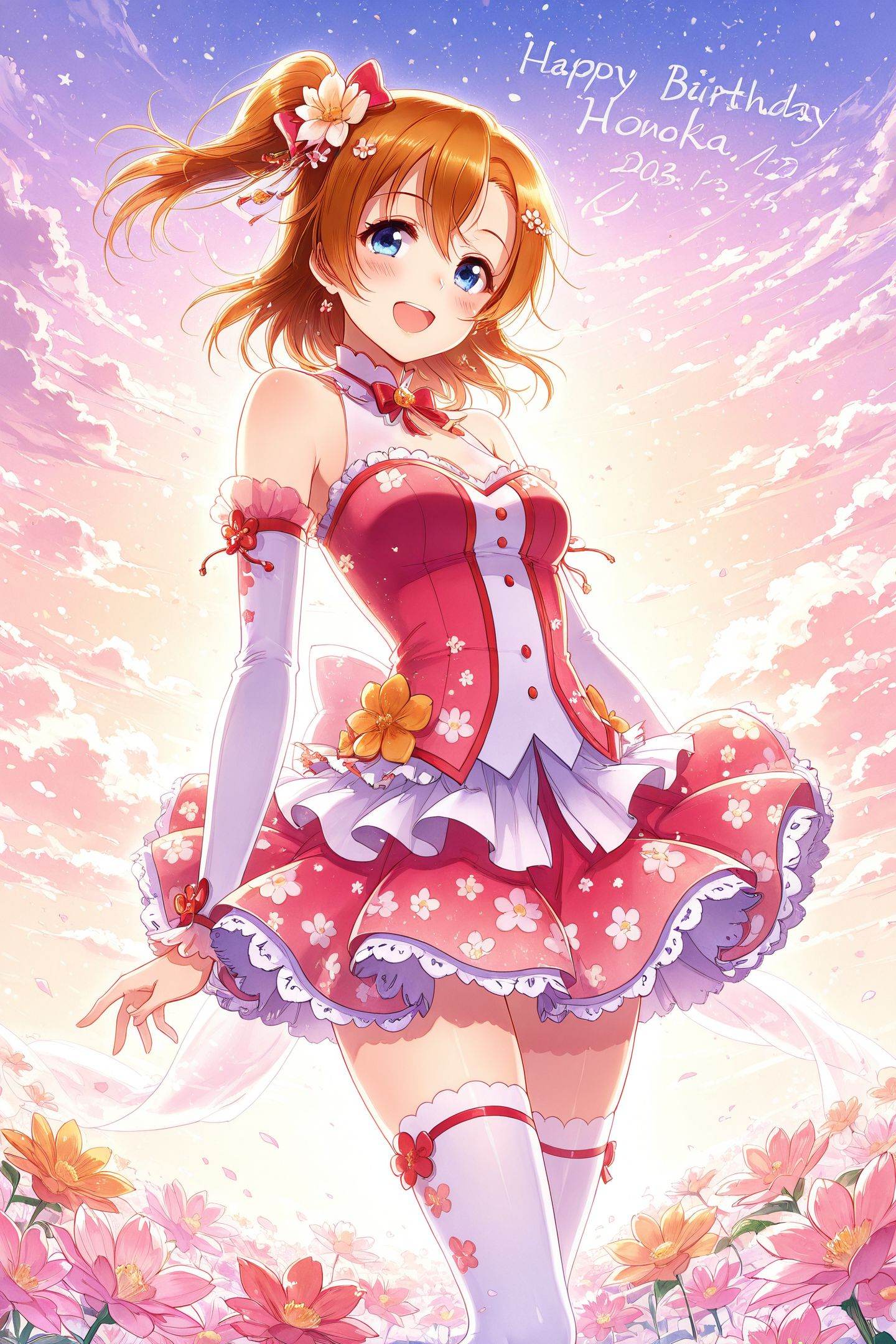 Kieta Style,  1girl,  kousaka honoka on Tensor.Art