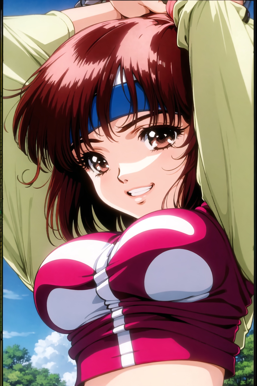 takaya noriko,  gunbuster,  top wo nerae! on Tensor.Art