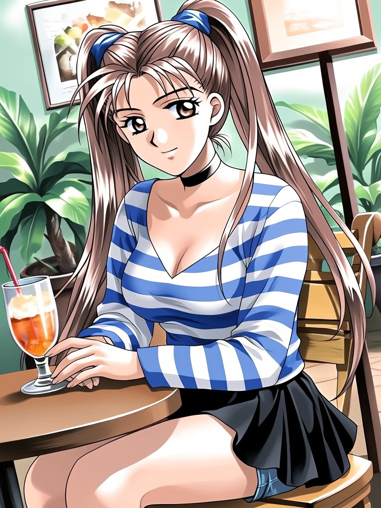 1990s (style),  Kanou_Ryouko,  1girl on Tensor.Art