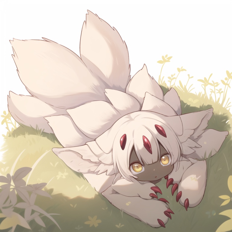 faputa looking at viewer,  simple background,  looking up on Tensor.Art