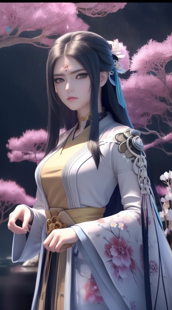 (,1girl, ,best quality, ),looking at viewer, <lora:387-DA-永生-莫师姐:0.8> ,, ,,anime,(masterpiece, top quality, best quality, official art, beautiful and aesthetic:1.2), (1girl)	, , (()),extreme detailed,(fractal art:1.3),colorful, flowers ,highest detailed,()    (()), (), , 1girl, , partially_submerged, long_hair, rain, solo, , caustics, ocean