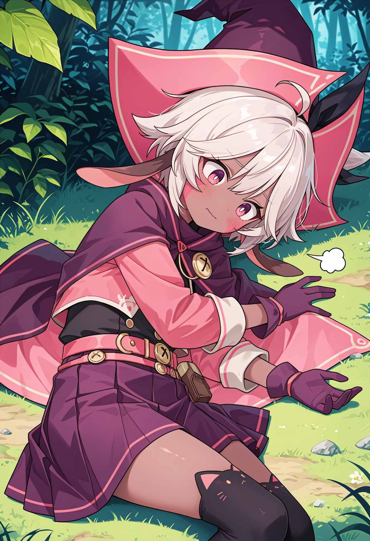 1girl,  pieberry,  dark-skinned female on Tensor.Art