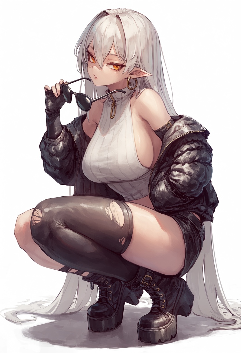 @4x0style,  1girl,  solo on Tensor.Art