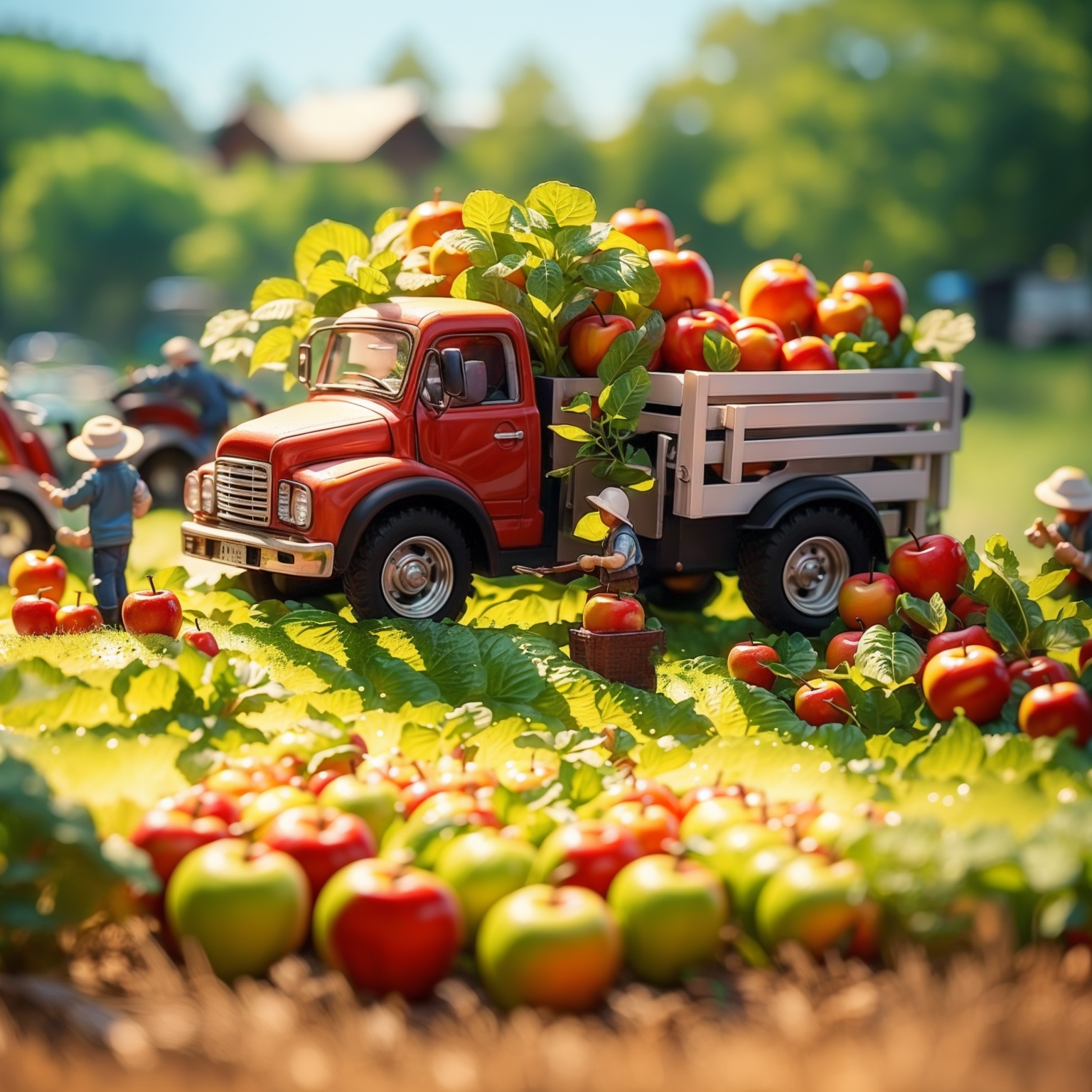 HTTP,apple, fruit, multiple boys, blurry, tree, house, food, outdoors, scenery, truck, road, truck<lora:HTTP_20231215154623-000006:1>