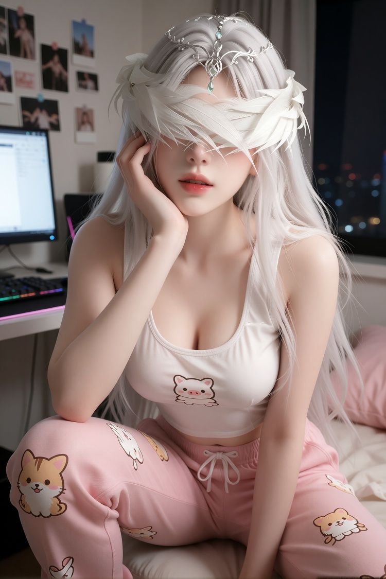 柳神_蒙眼_K2 by 曦 on Tensor.Art