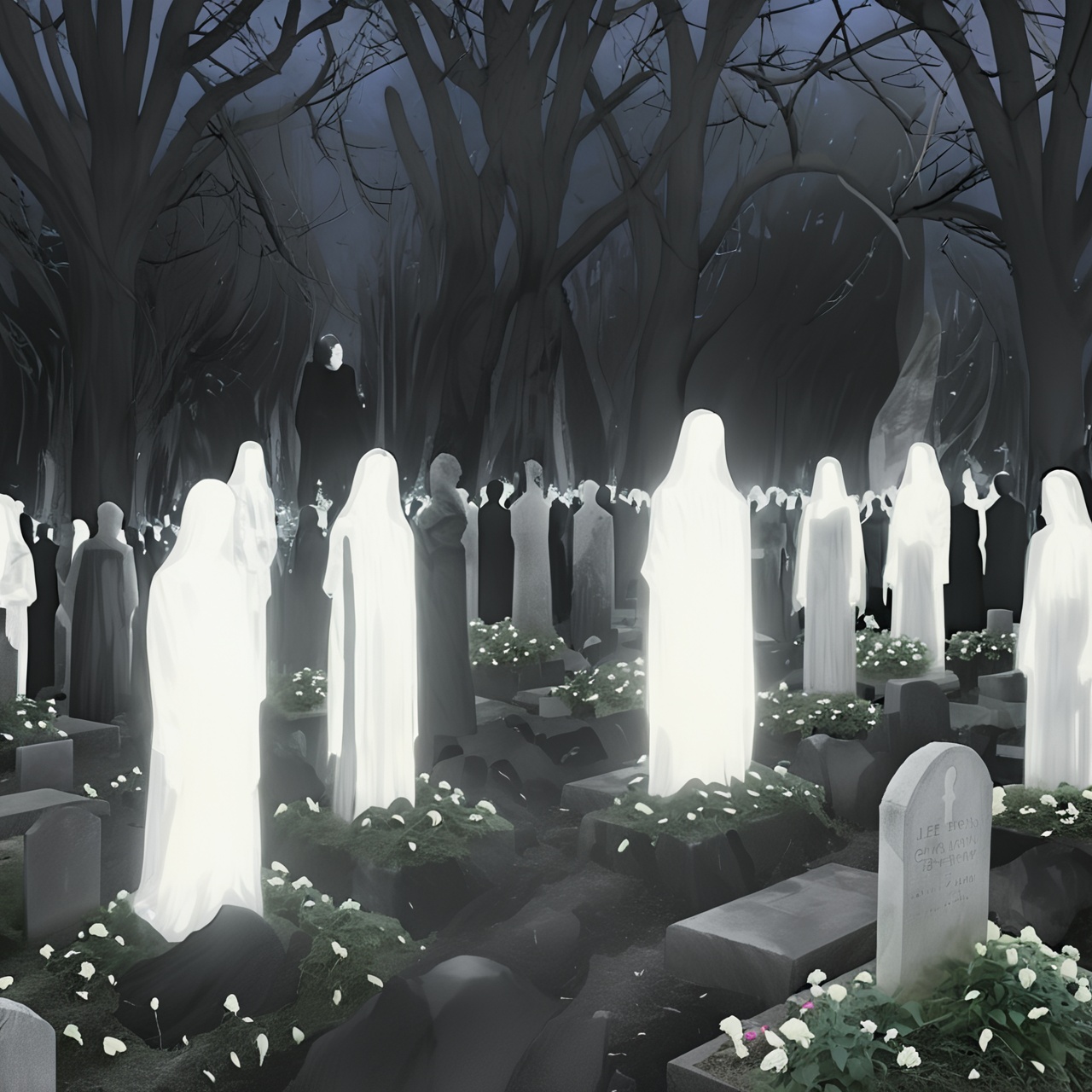 lghtshft_lora,  glowing,  group of glowing people on Tensor.Art
