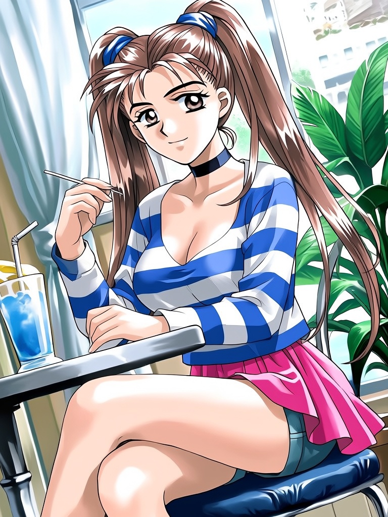 1990s (style),  Kanou_Ryouko,  1girl on Tensor.Art