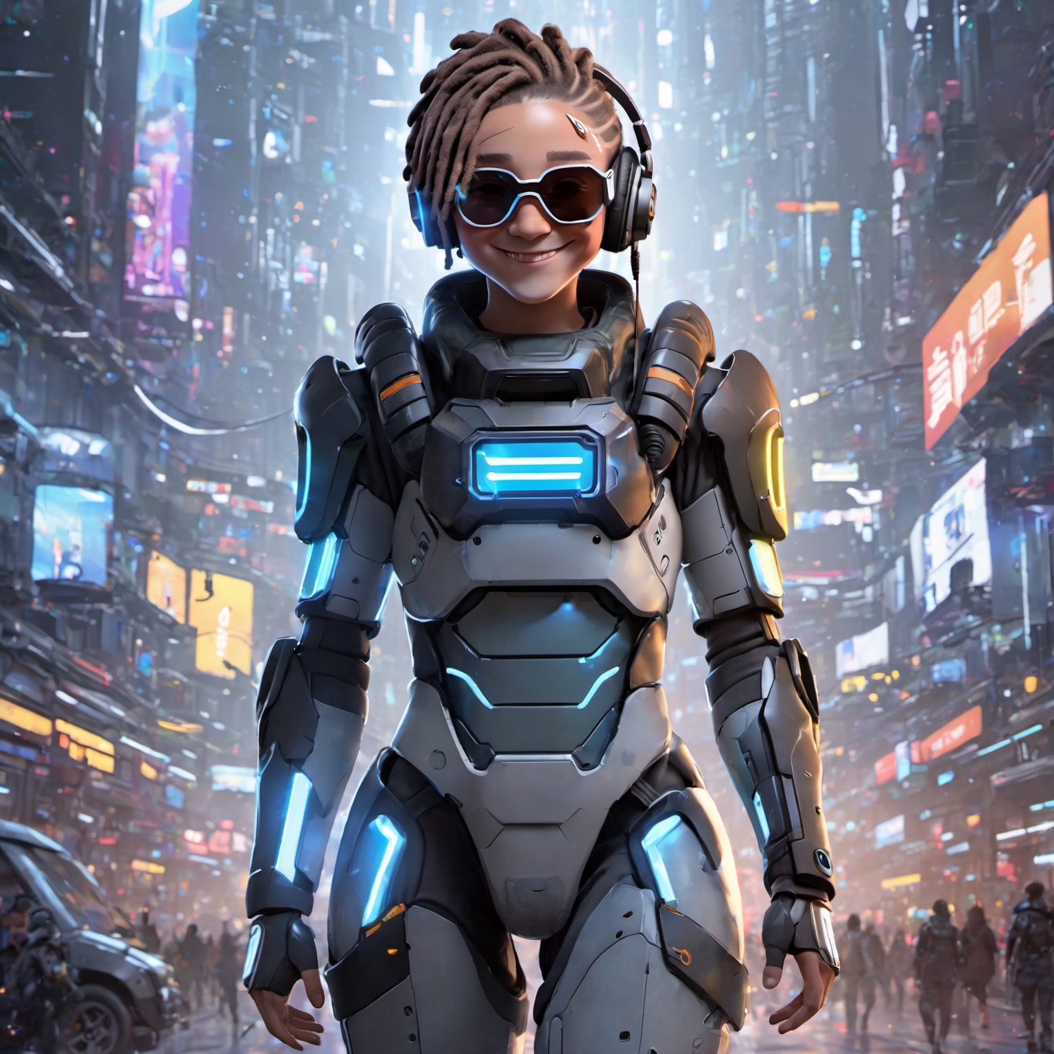smile,  front view,  short_hair by milk on Tensor.Art