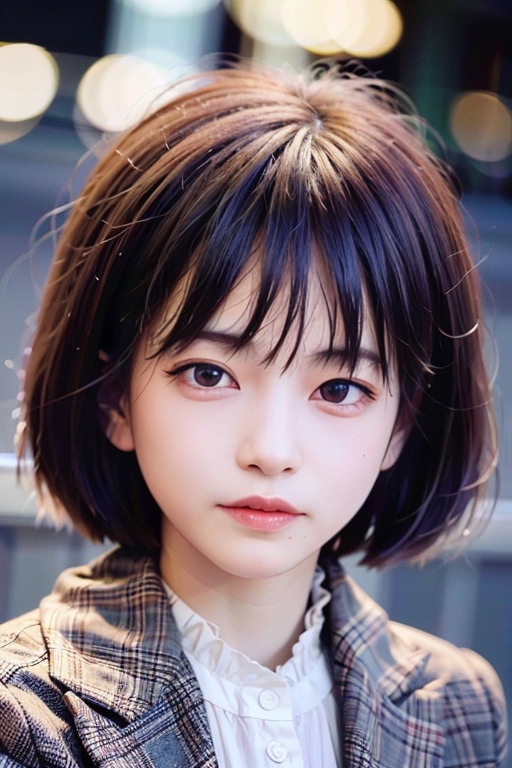 1girl,  <lora:sd-No.120-000008:0.8>, Tokyo street,night, cityscape,city lights,close-up,, (8k, RAW photo, best quality, masterpiece:1.2),(realistic, photo-realistic:1.37),