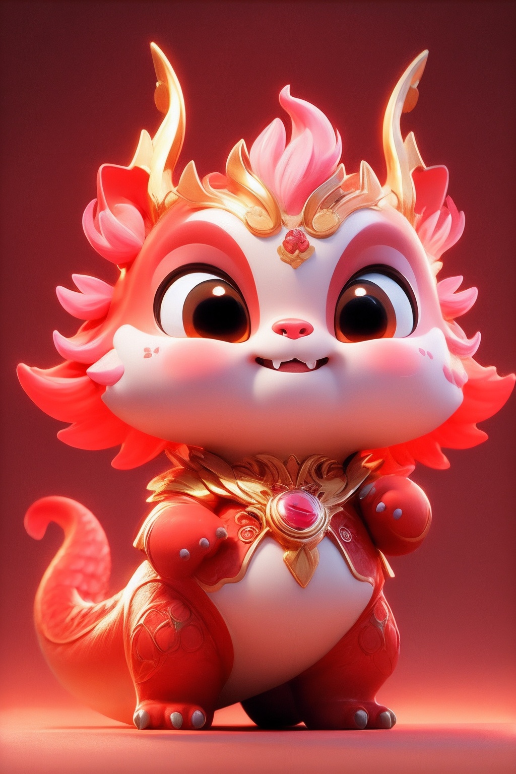 pink,cute pet,Illustration cartoon cute art style,HD,Gentle art style,scale,Enhance art style,<lora:Dragon Baby_20231209214719-000009:0.8>,((masterpiece)),original,rich details,extremely exquisite,red theme,claw,