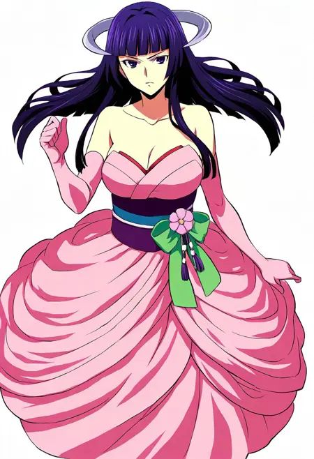 (Masterpiece),  1girl,  dark purple hair on Tensor.Art