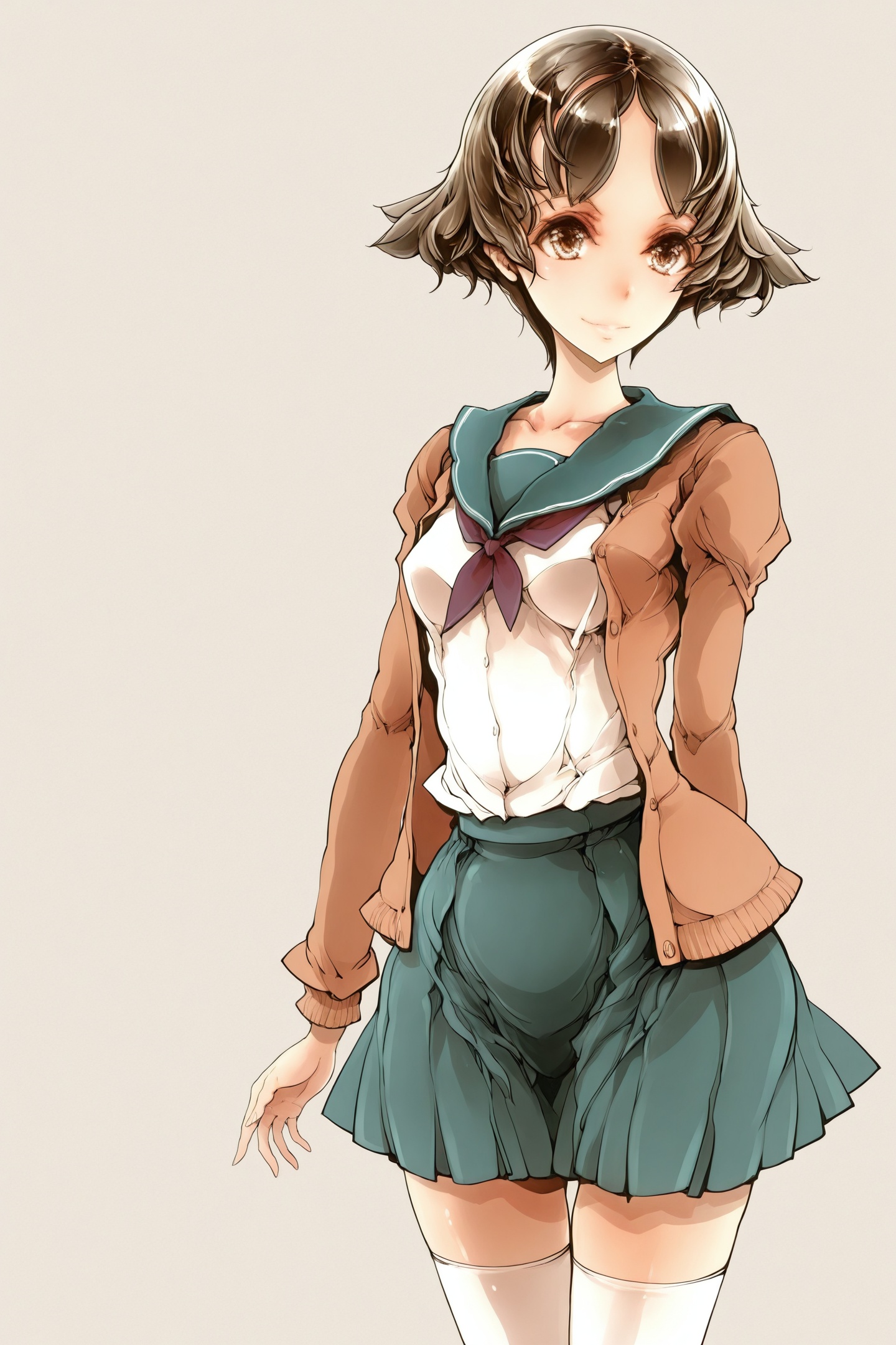 Endou Okito Style,  1girl,  solo on Tensor.Art
