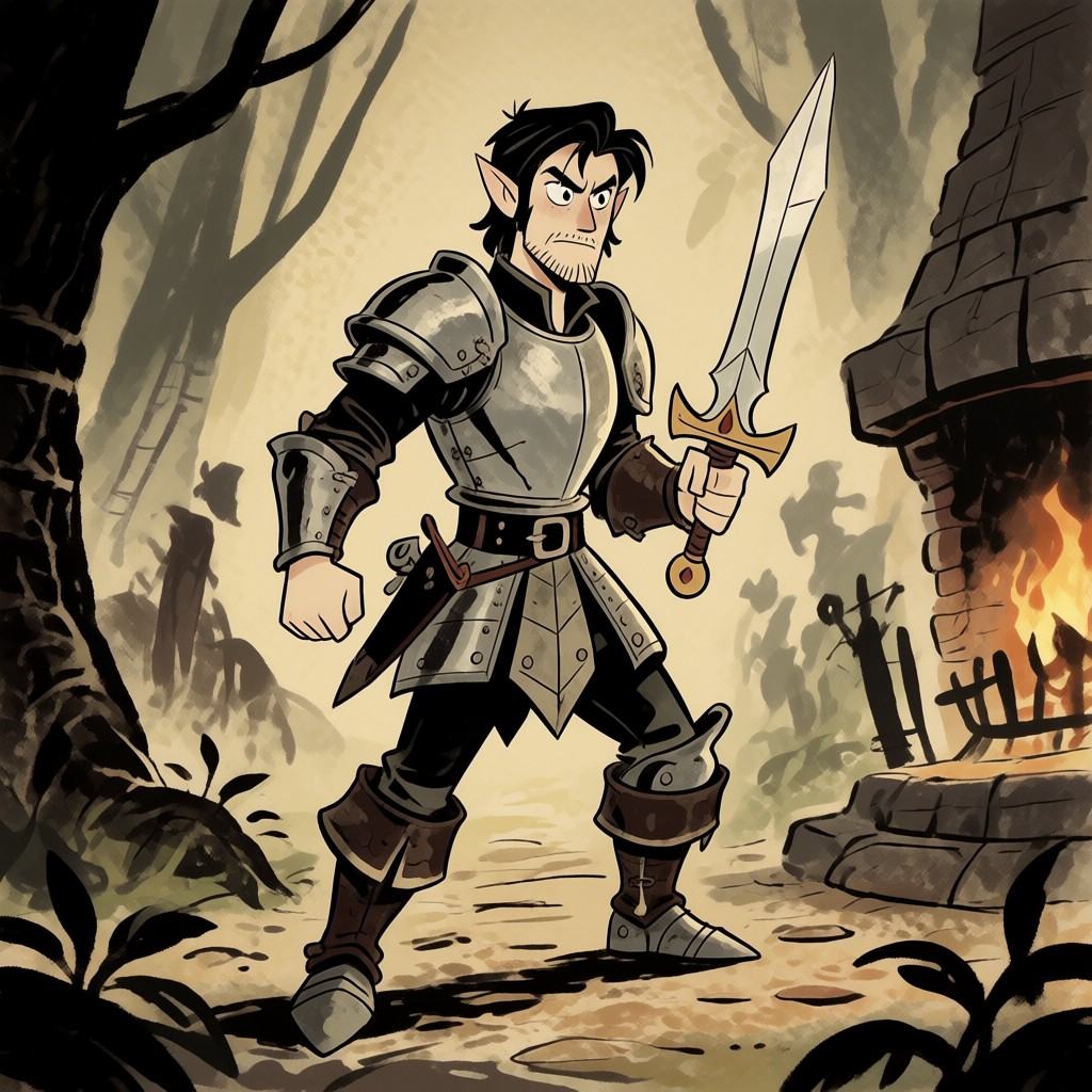 weapon,  sword,  armor on Tensor.Art