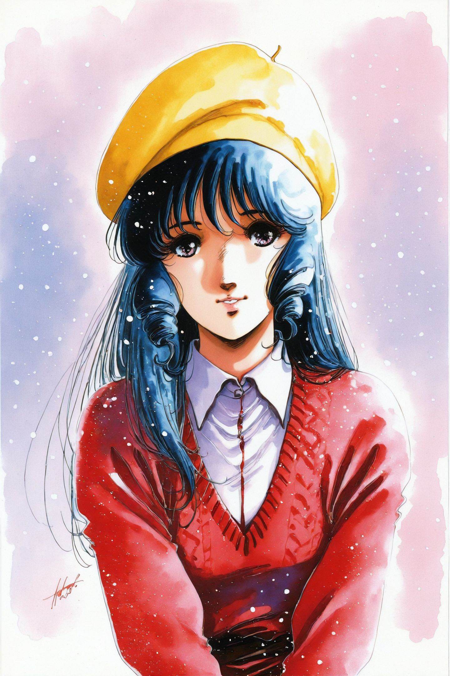 Haruhiko Mikimoto Style,  Lynn Minmay,  1girl on Tensor.Art