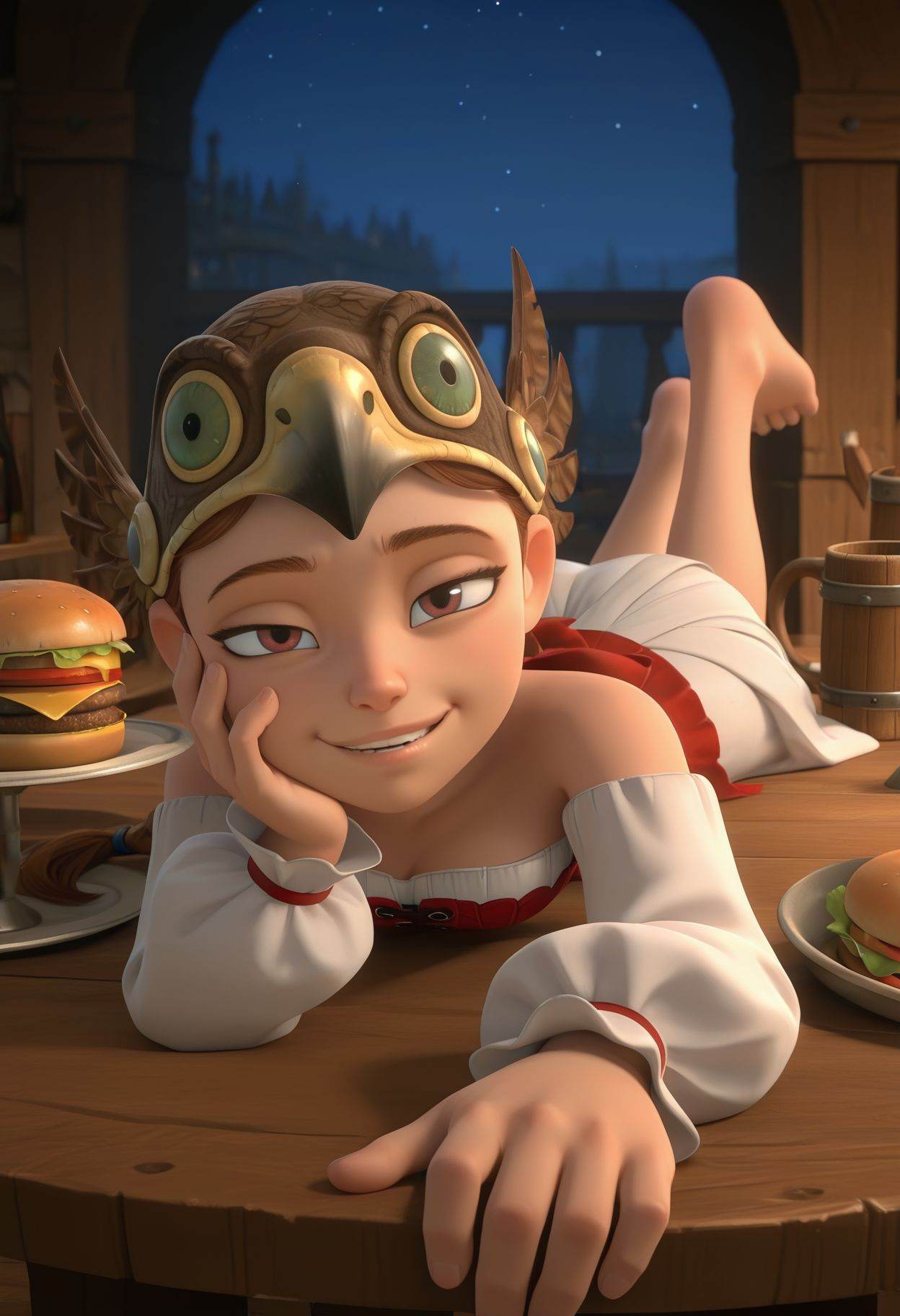 3d,  talia,  1girl on Tensor.Art