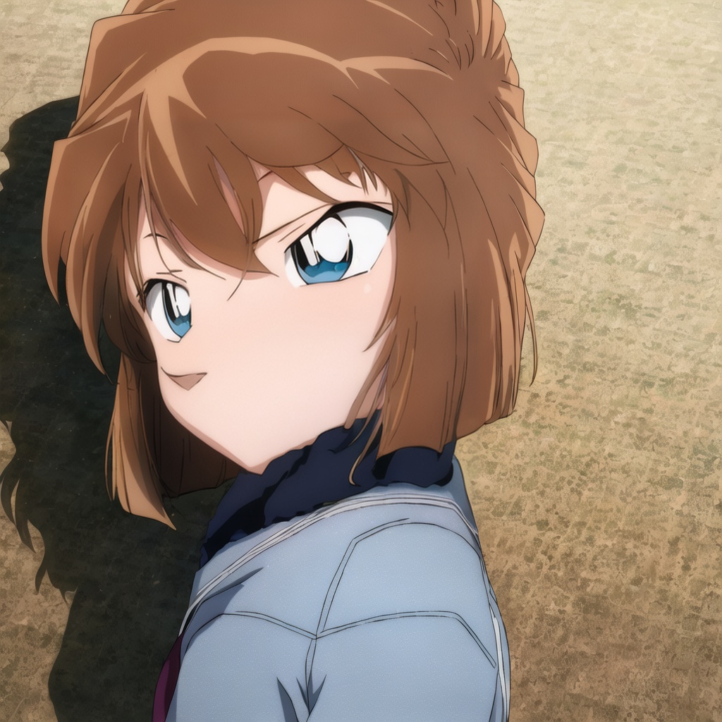 <lora:huiiyuanai0.56:1>,1girl,little_girl,underage,blue eyes,light brown hair,full_shot,head_tilt,