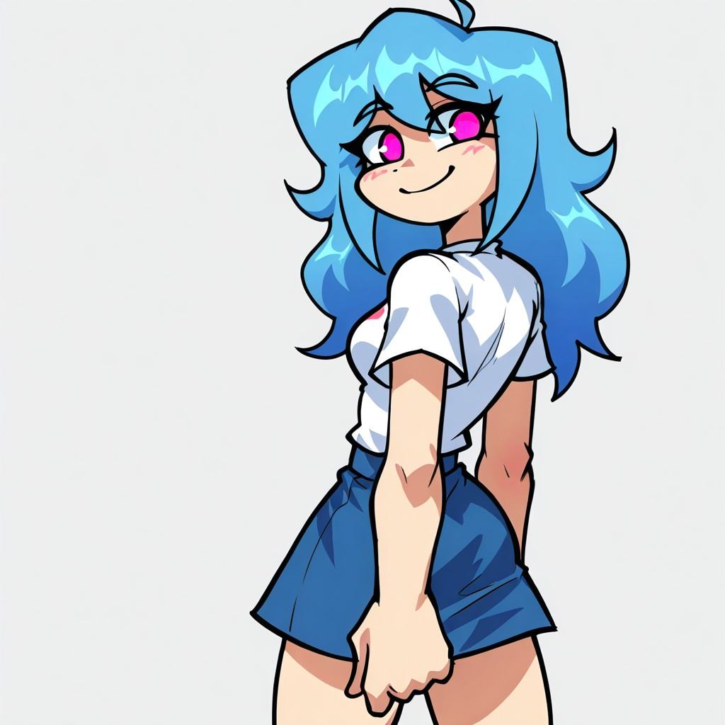 RebornSkyV2,  1girl,  Pink eyes on Tensor.Art
