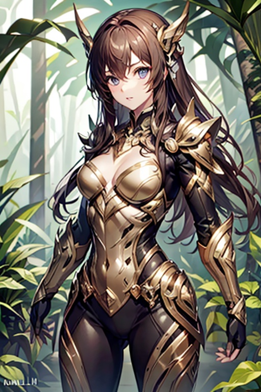 <lora:Hxarmour_00703:0.8>,, hxarmour,1girl,(purple armour:1.3),Jungle Snail,