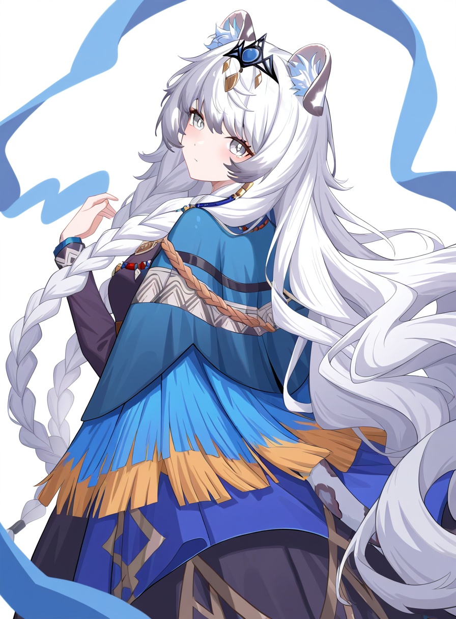 xuebao,  1girl,  animal ear fluff on Tensor.Art