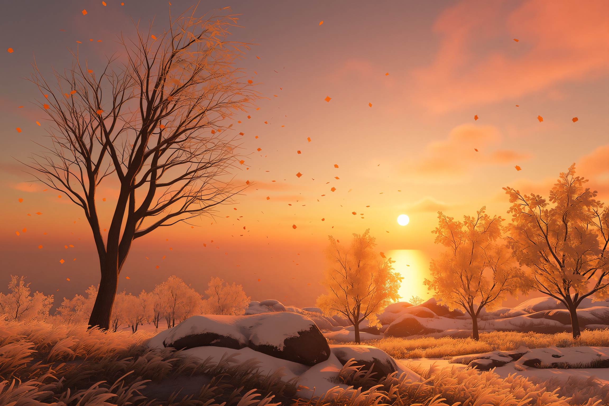 Game CG Style,  no humans,  tree on Tensor.Art