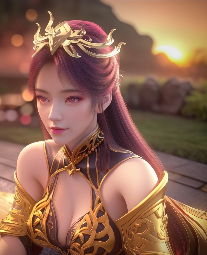<lora:598-DA-百炼成神-毒血夫人:0.8>(,1girl, ,best quality, ),looking at viewer,  ,,ultra detailed 8k cg, ultra detailed background ,ultra realistic 8k cg,          cinematic lighting, cinematic bloom, (( , )),,  , unreal, science fiction,  luxury, jewelry, diamond, pearl, gem, sapphire, ruby, emerald, intricate detail, delicate pattern, charming, alluring, seductive, erotic, enchanting, hair ornament, necklace, earrings, bracelet, armlet,halo,masterpiece, (( , )),, realistic,science fiction,mole,   ,cherry blossoms,,(((Best quality, masterpiece, ultra high res, (photorealistic:1.4), raw photo, 1girl, ,rain, , sunlight, sunset, qianqiu wanxia,     )))  (cleavage), (),