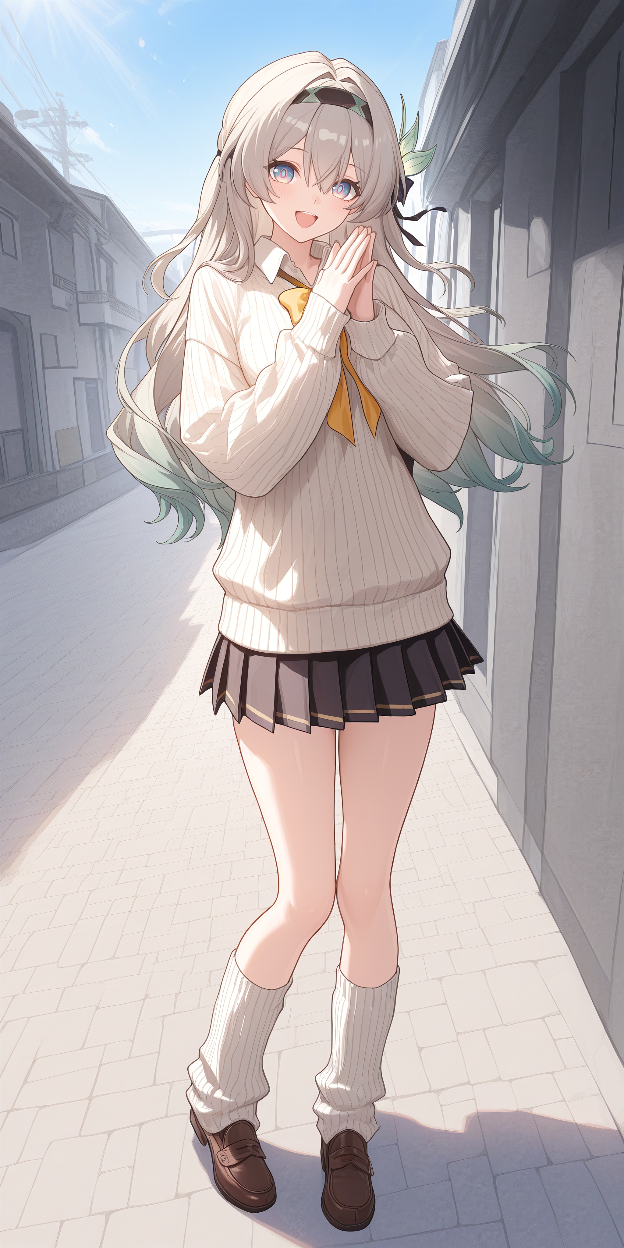 firefly(hsr),  1girl,  grey hair on Tensor.Art