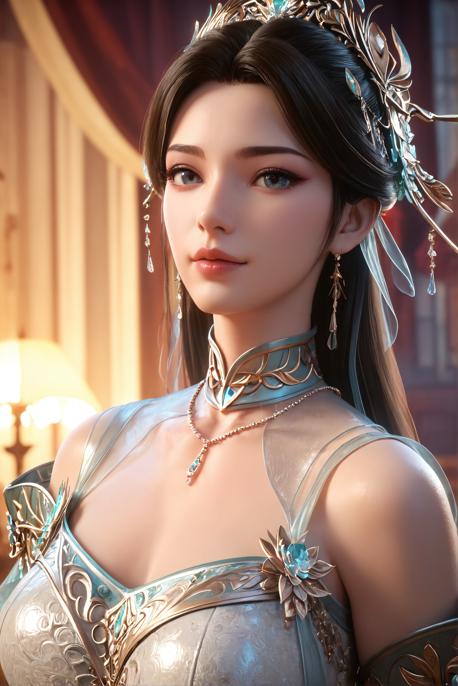 score_9,score_8_up,score_7_up,1girl,solo,3d,ultra-detailed,high resolution,perfect lighting,flawless skin,sharp focus,extremely detailed anatomy,Exquisite Craftsmanship,High-Resolution Beauty,Unparalleled Artistic Quality,masterpiece,best quality,official art,extremely detailed CG unity 8k wallpaper,<lora:溪幼琴:0.7>