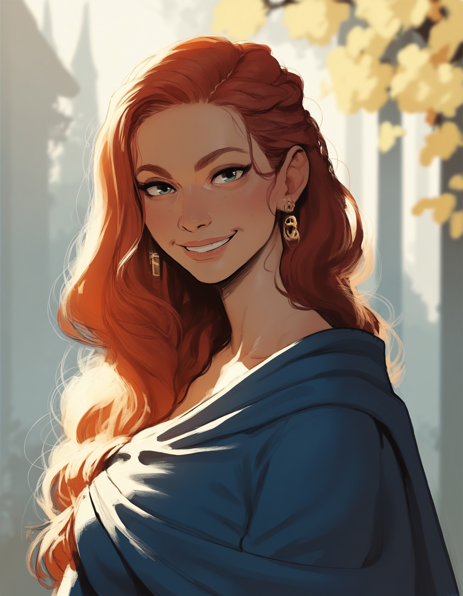 1girl,  solo,  smile on Tensor.Art