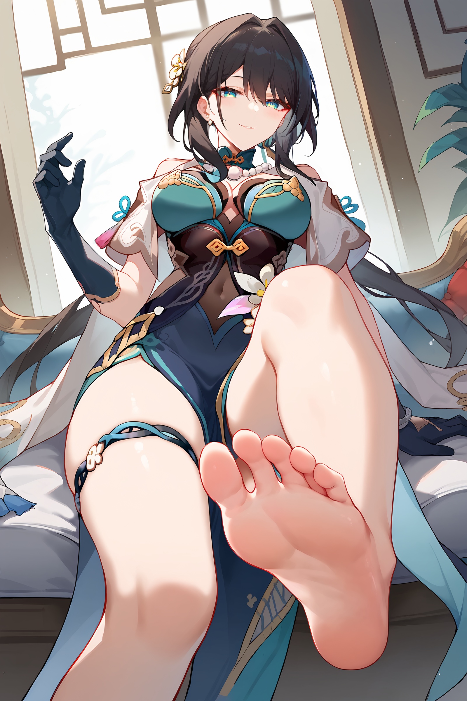 1girl,  ruan mei \(honkai: star rail\),  solo on Tensor.Art