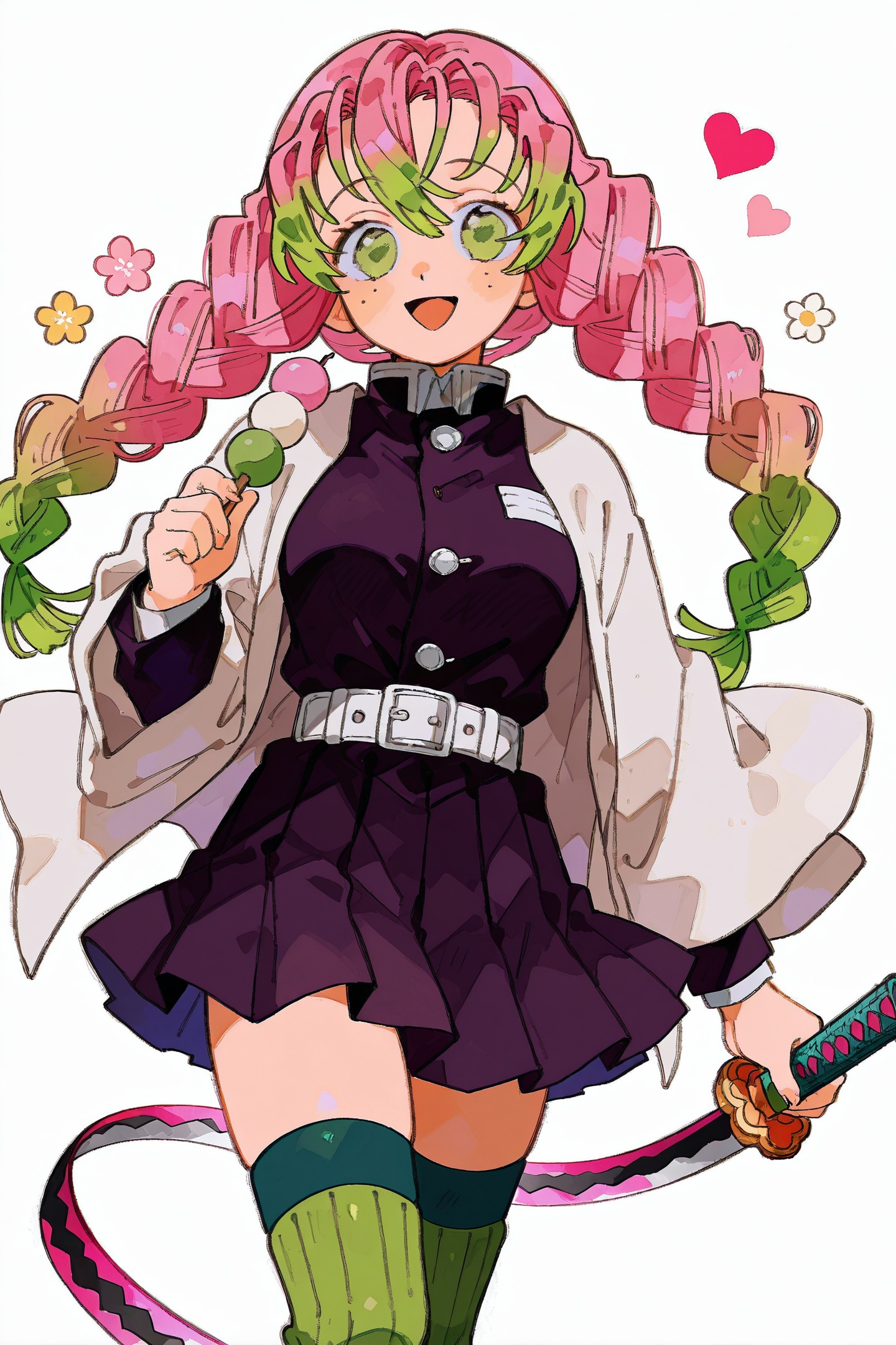zettai22 Style,  1girl,  kanroji mitsuri on Tensor.Art