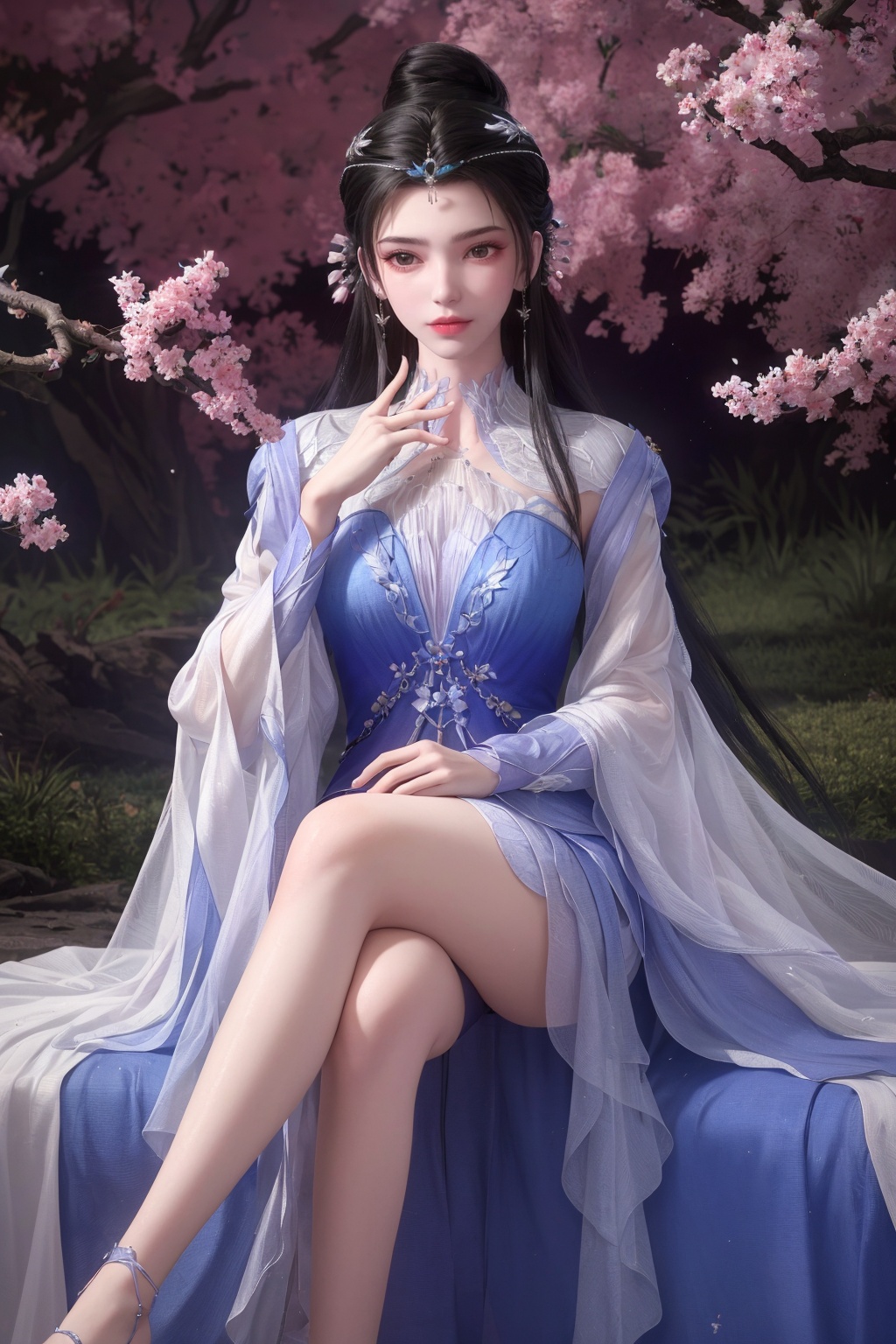 masterpiece,  highest quality,  crossed legs on Tensor.Art