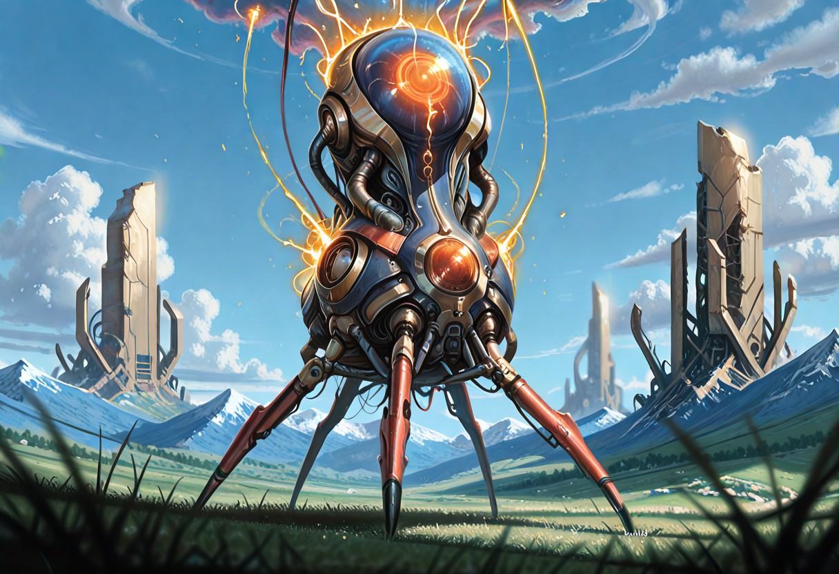 Numenera,  blue sky,  cloud on Tensor.Art