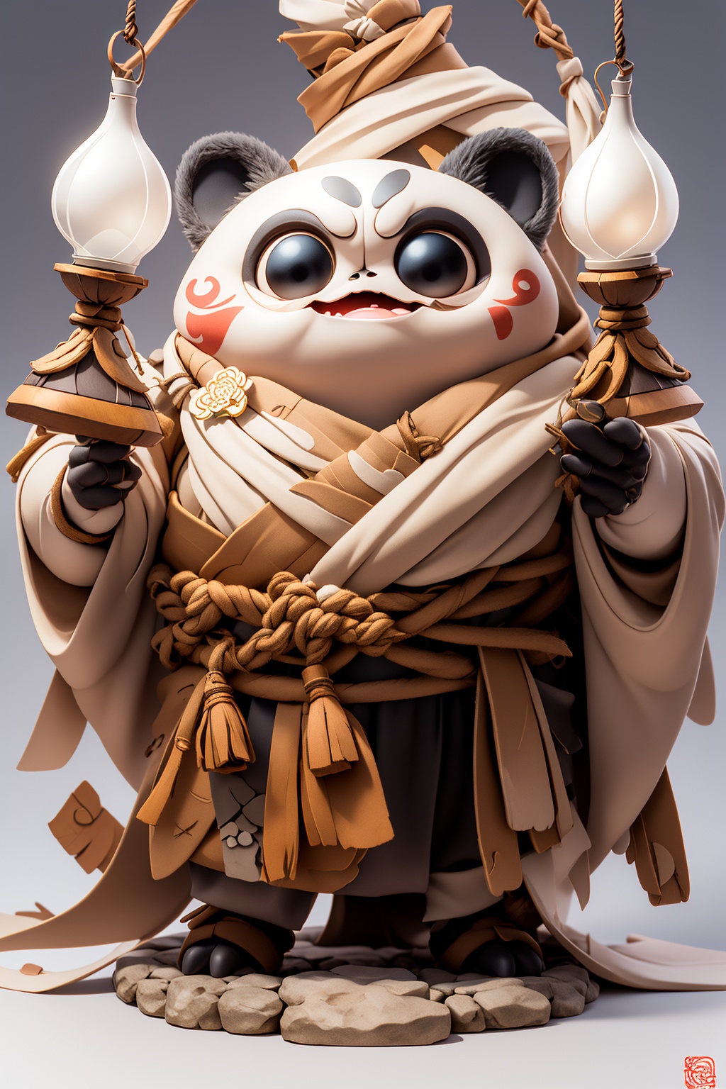xiaolongren,white_background,lantern/lamp,spring festival scrolls,