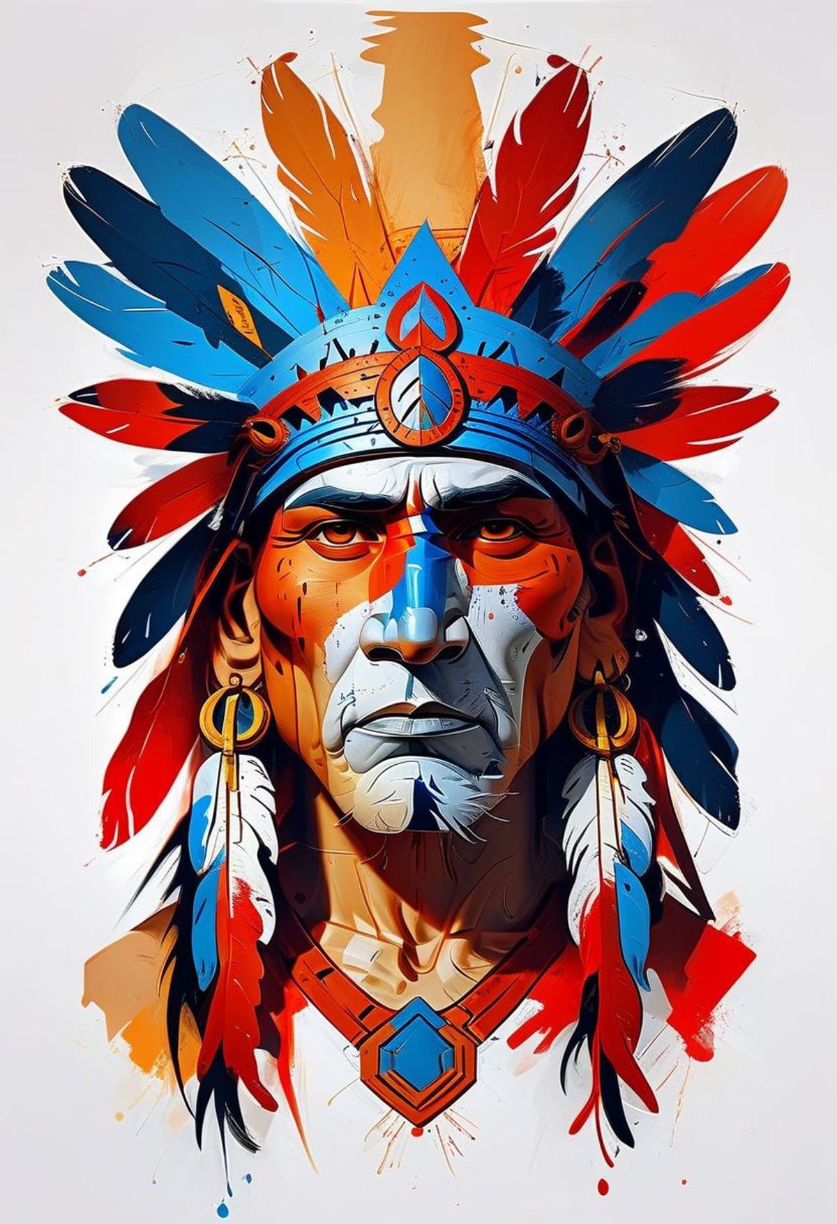 Red Indian on Tensor.Art