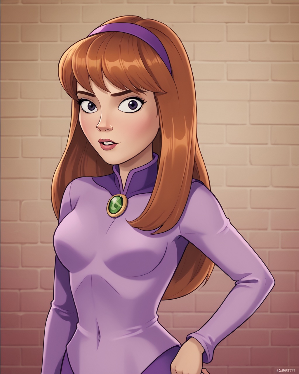 half body potrait,  solo,  daphne blake on Tensor.Art