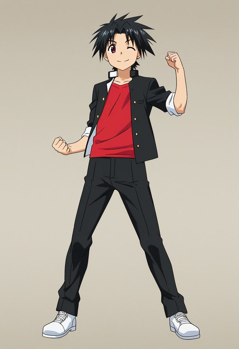 Solo Male,  anime,  Touta Konoe on Tensor.Art