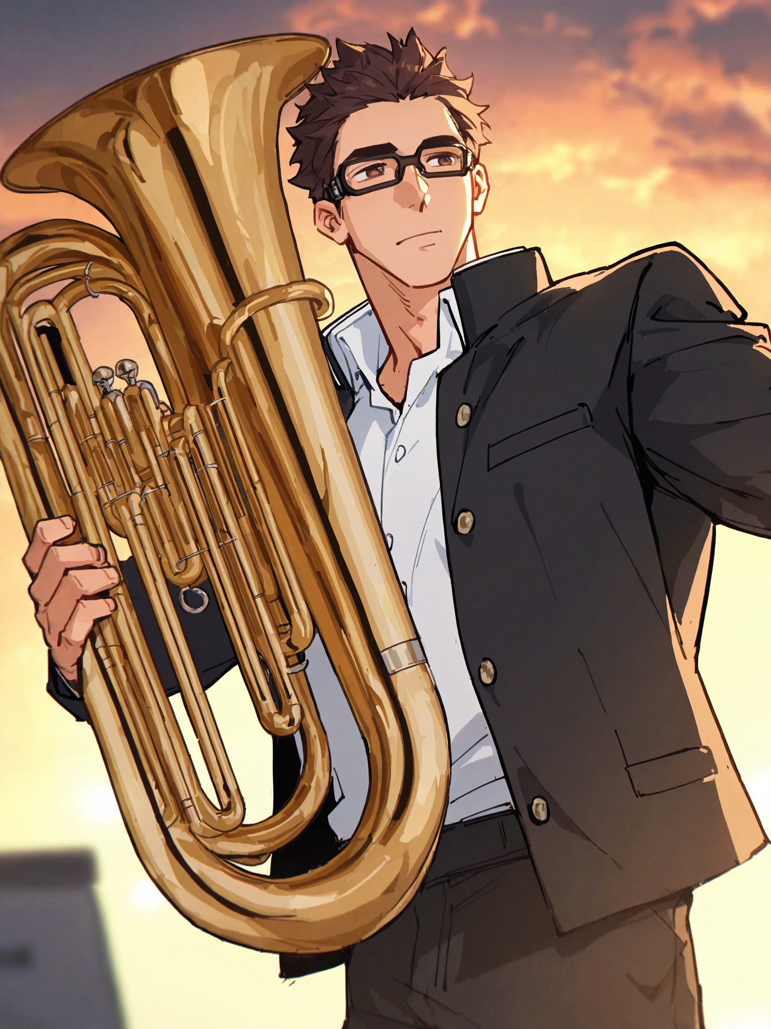 Gotou Takuya,  brown hair,  brown eyes on Tensor.Art