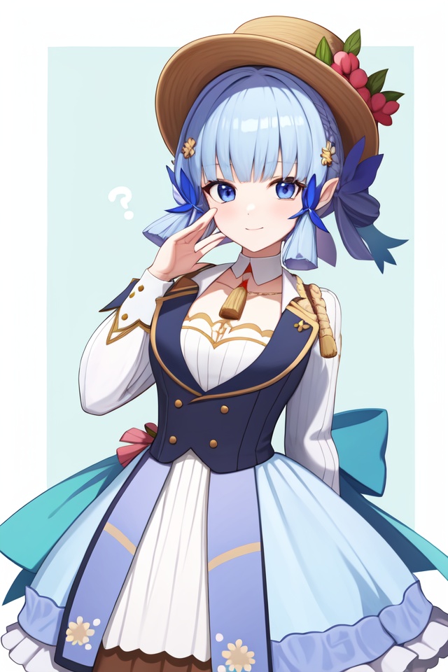 a girl named kamisato,  kamisato,  official alternate costume on Tensor.Art