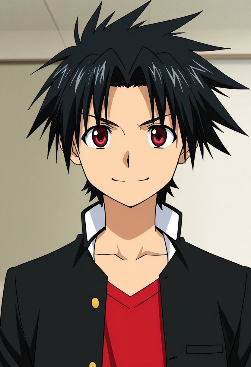 Solo Male,  anime,  Touta Konoe on Tensor.Art