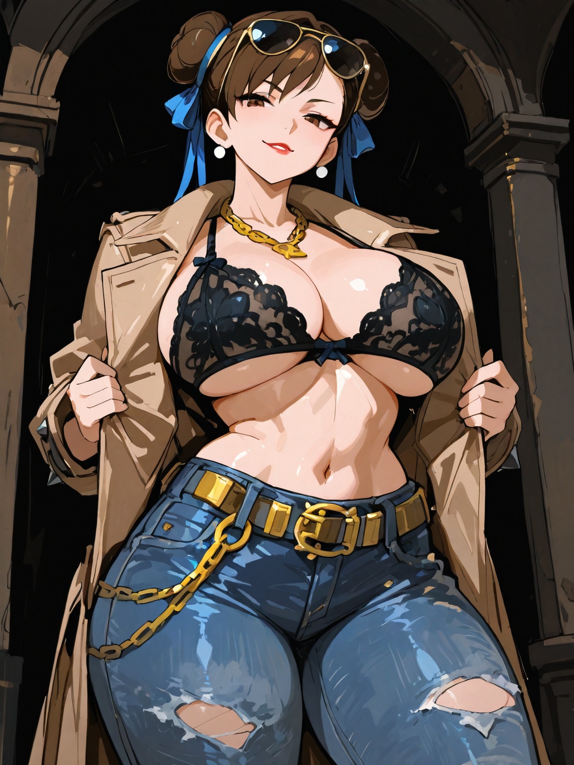 1girl,  solo,  Chun-Li on Tensor.Art